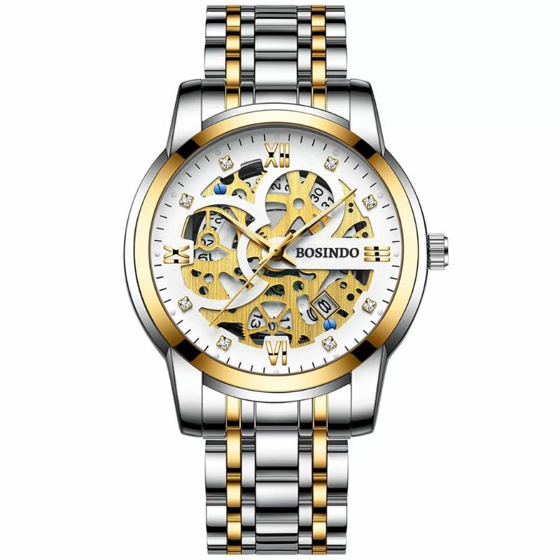 FLASH SALE! New Jam Tangan Bosindo Anti Air Stainliss Steel Kasual Formal