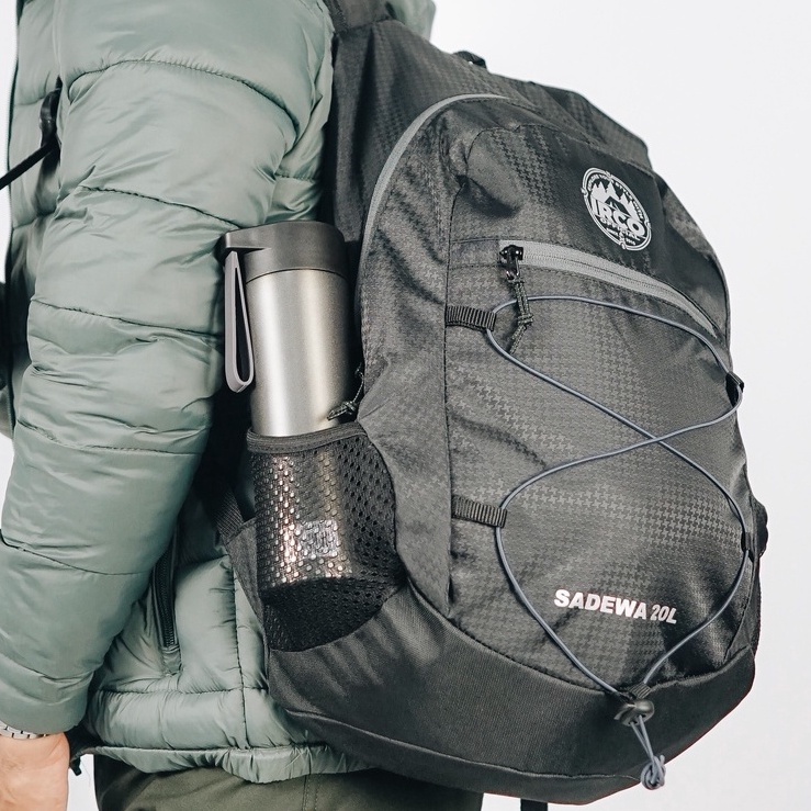 [TNQ] Ircoofficial tas lipat traveling 20 liter original - Ransel lipat irco sadewa hitam 20l - Tas 