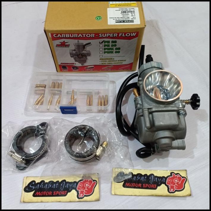 KUALITAS SUPER||Karburator BRT Super Flow PE 28 Original BRT