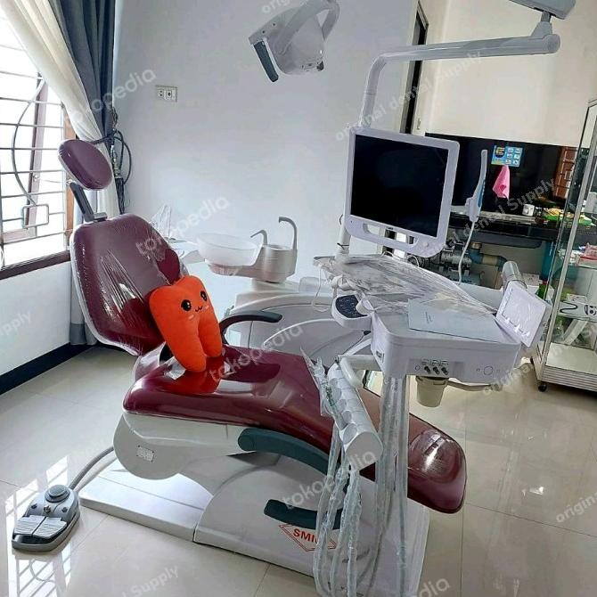 Dental Chair Lengkap Kursi Gigi Baru Merc SMIC Selang SMC Japan AKL