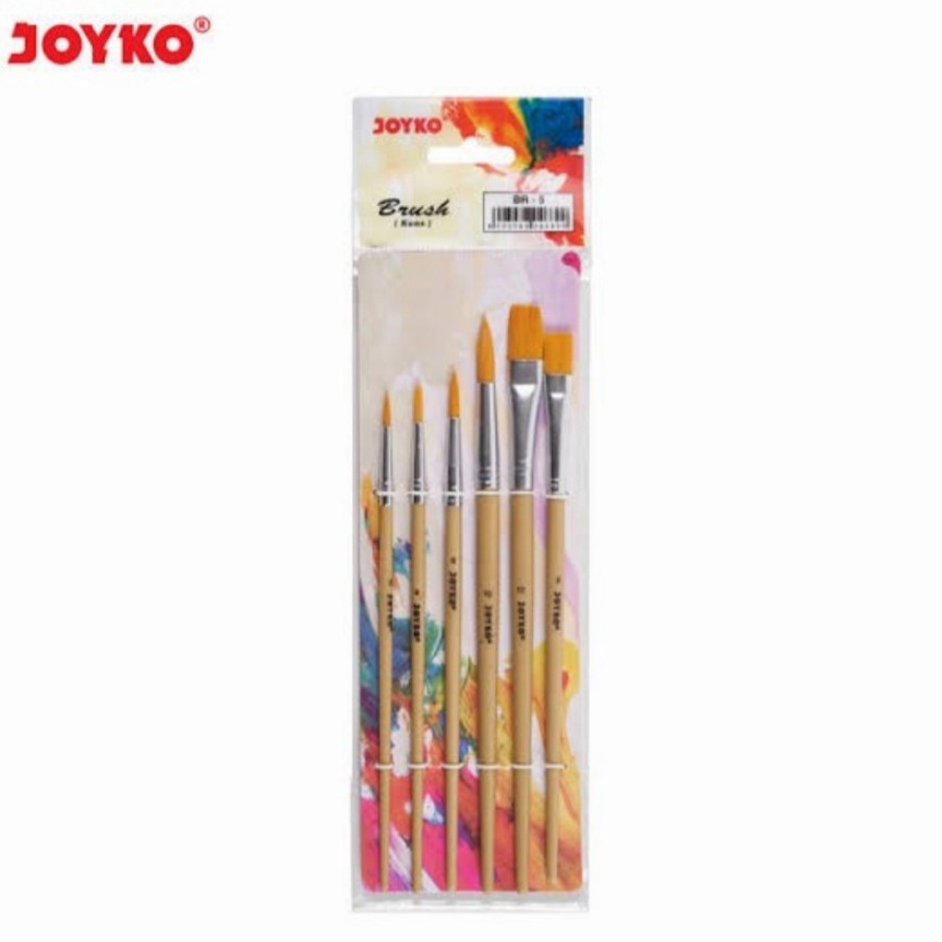 

84 Joyko Kuas Lukis Set BR-5 / Brush Set Joyko ✶Ready stock