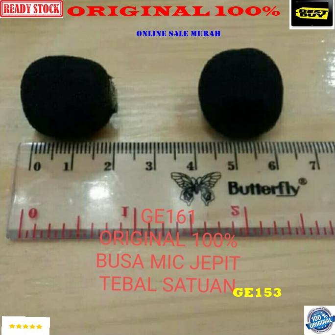 Terbaru G161 Busa Mic Jepit Bando Klip Headset Tebal Spoon Mik Pengaman Microphone Ori Pembungkus Mi