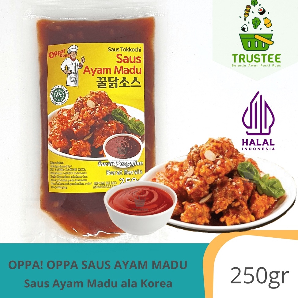 

Muraaaahh.. Oppa! Oppa Saus Ayam Madu Korea / Honey Chicken Sauce Oppa Halal 250gr Q9K