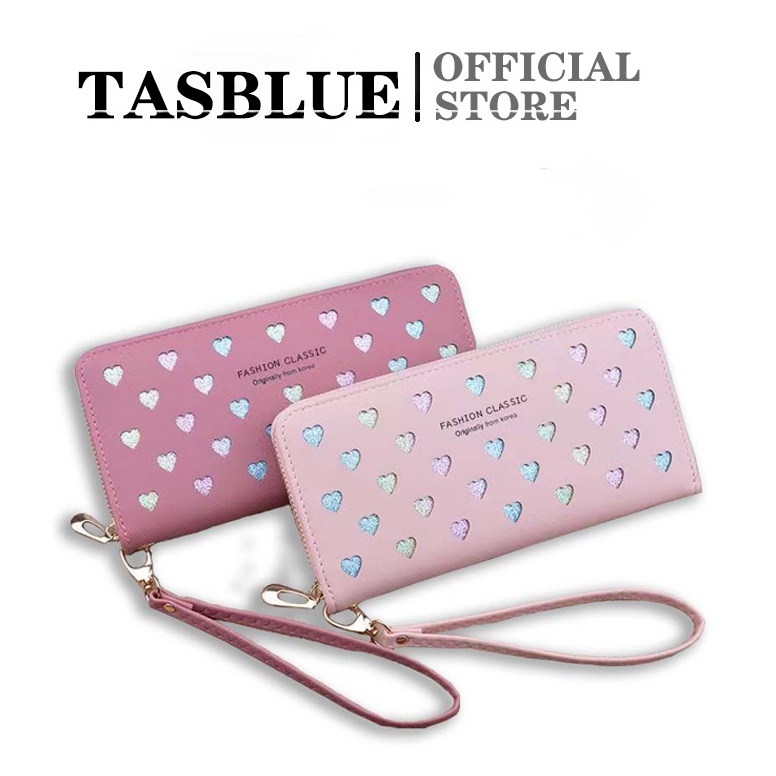 "BRG.2Jn23ᴵ" TASBLUE Kopling dompet panjang wanita dompet panjang / dompet imporDompet panjang wanit
