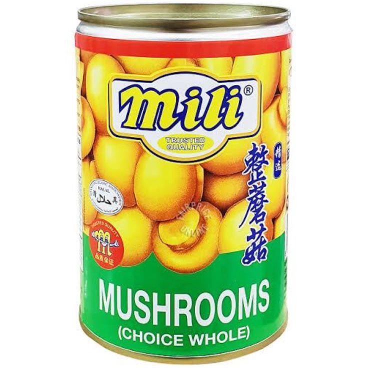 

i5✭Grosir❂➧ Mili Mushroom ~ Whole Mushroom ~Jamur Kancing Dalam Kaleng 425 Gram J77