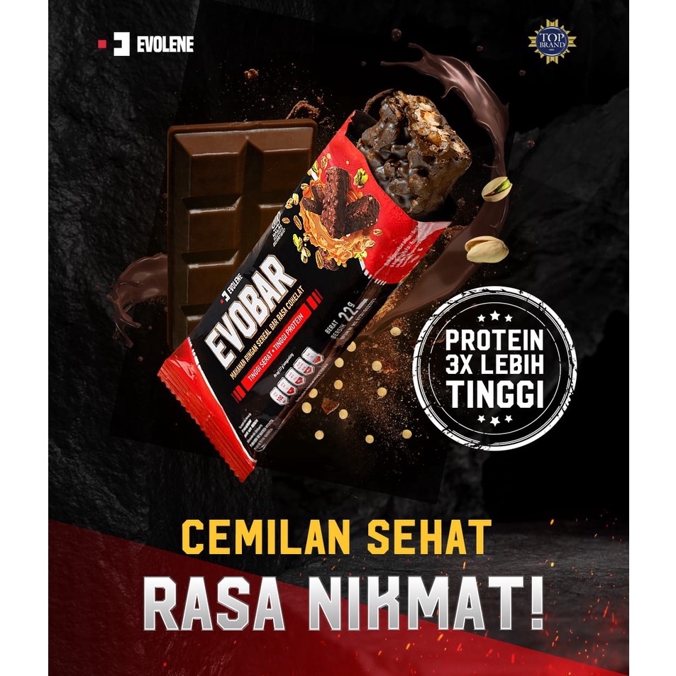 

[KODE PRODUK KKMBG8258] Protein Bar - Evobar Coklat