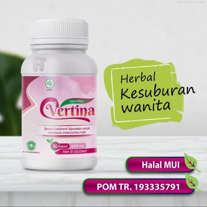 VERTINA Obat Penyubur Kandungan Pelancar Menstruasi Vertina Asli BPOM ORIGINAL