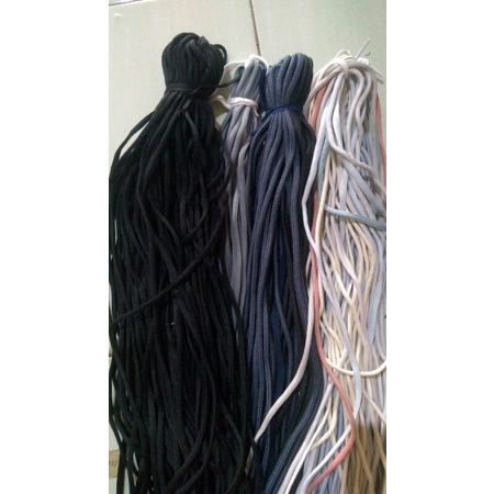 Tali Sepatu Bulat/Oval Warna Campur 3-8mm