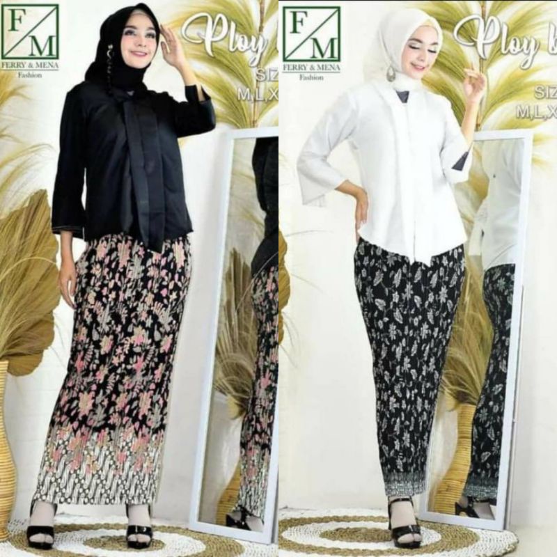 Kebaya modern Setelan Kebaya Floy Balotelli Kebaya Remaja Setelan Kebaya Kartini Kebaya Floy Polos B