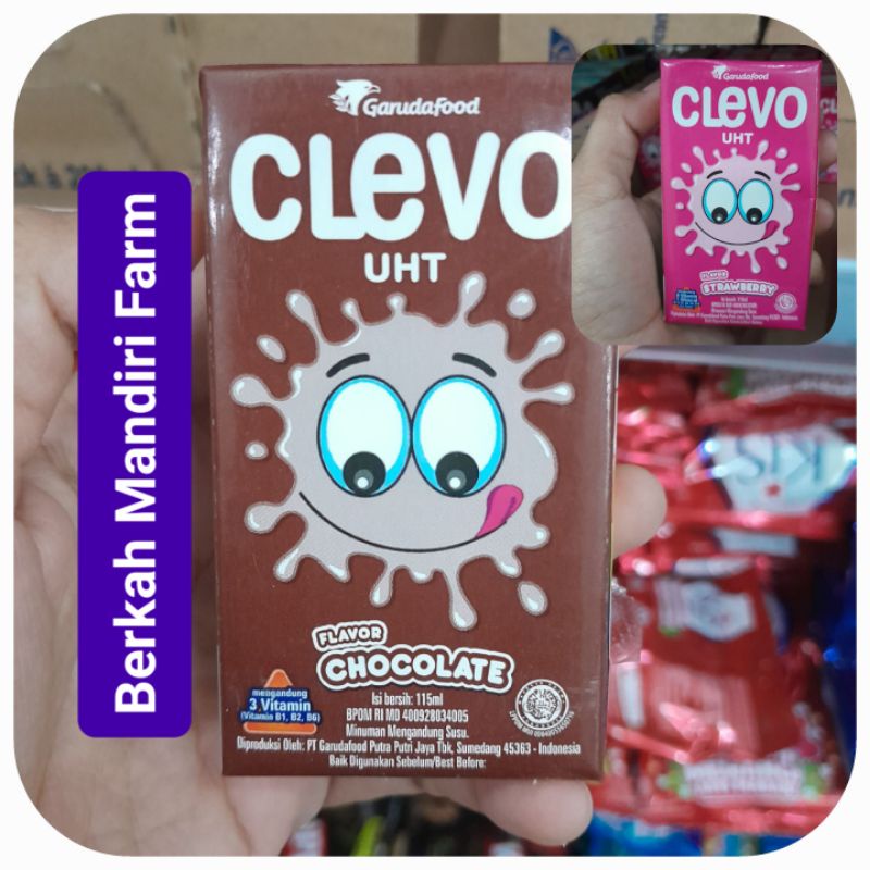 

Susu Clevo UHT Cokelat Strawberry