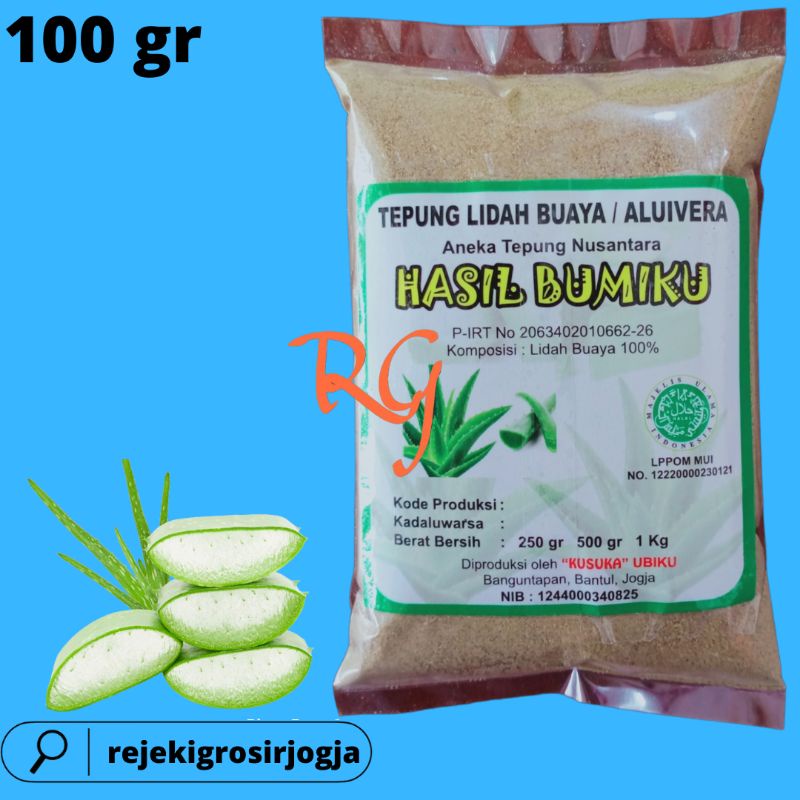 TEPUNG LIDAH BUAYA Organik / ALOE VERA POWDER Organic / Tepung ALOE VERA / BUBUK LIDAH BUAYA
