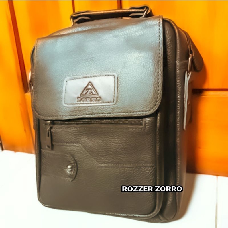 Tas selempang pria kulit asli Garut merk ZORRO ZS4