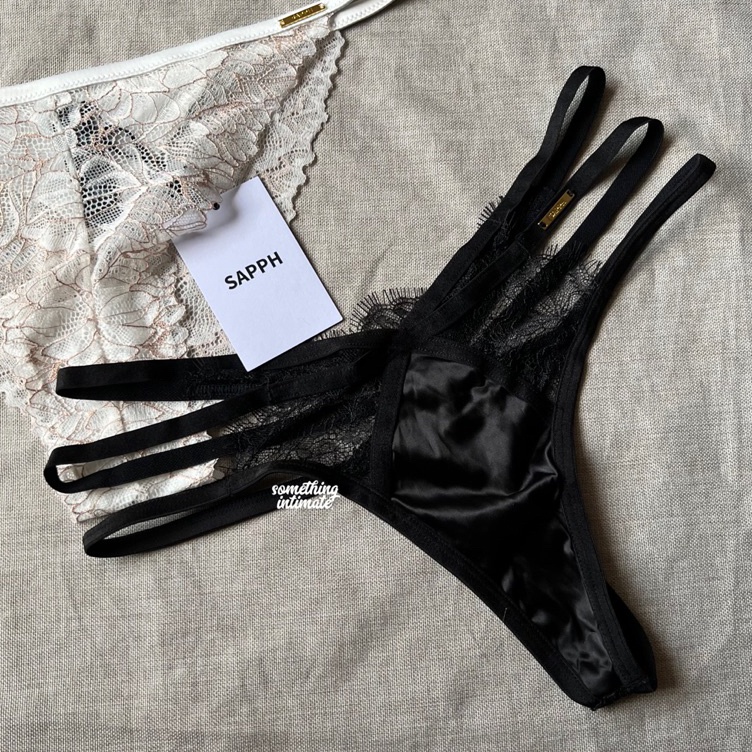 Pro sale [PANTY SET] SAPPH PORTIA Thong Sexy G String Strappy See Through Baju Dinas One Set Unlined