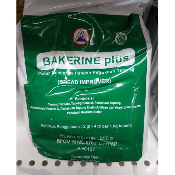 

Laris BAKERINE PLUS Bread Improver / Pelembut Roti, Donat, Bapau 500gr 8FE
