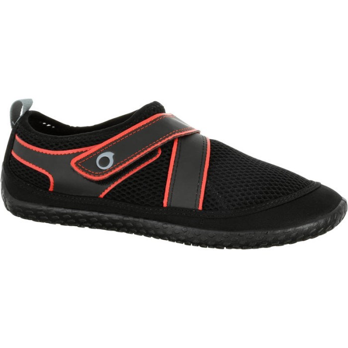 Subea Sepatu Snorkeling Aquashoes Black Coral Decathlon - 8360412