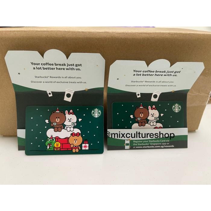 

Mailing Starbucks Line Paper Card Material Singapore Edition (No Value )