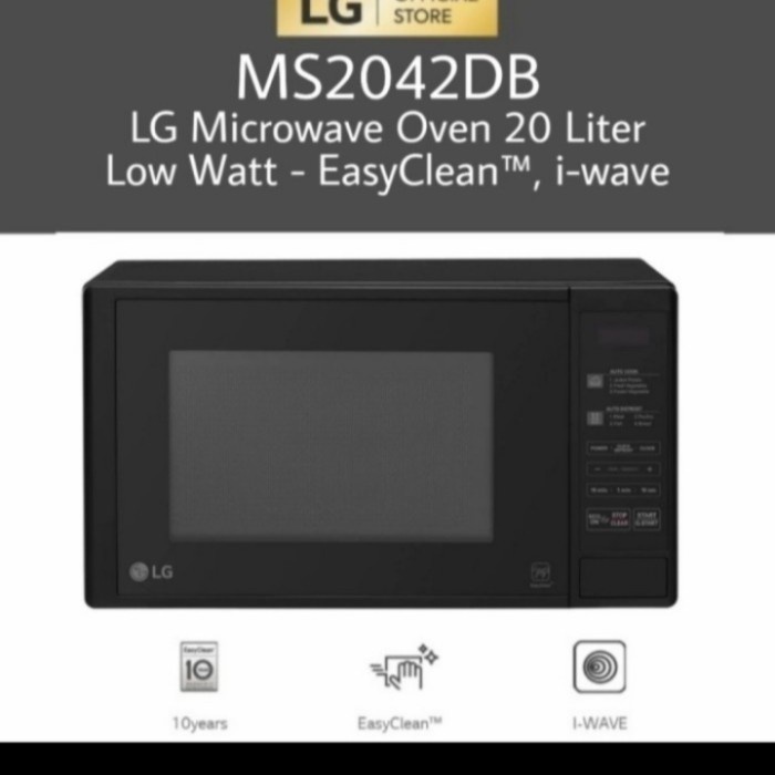 microwave oven LG ms2042 d low watt