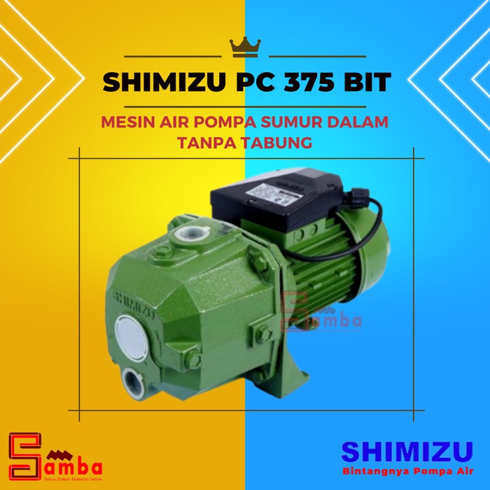 Mesin Pompa Air Jetpump Shimizu PC 375 BIT