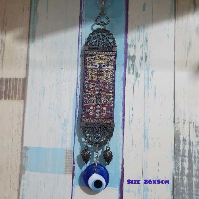 Bestseller Hiasan Dinding Turki Pajangan Dinding Allah Muhammad Blue Eyes