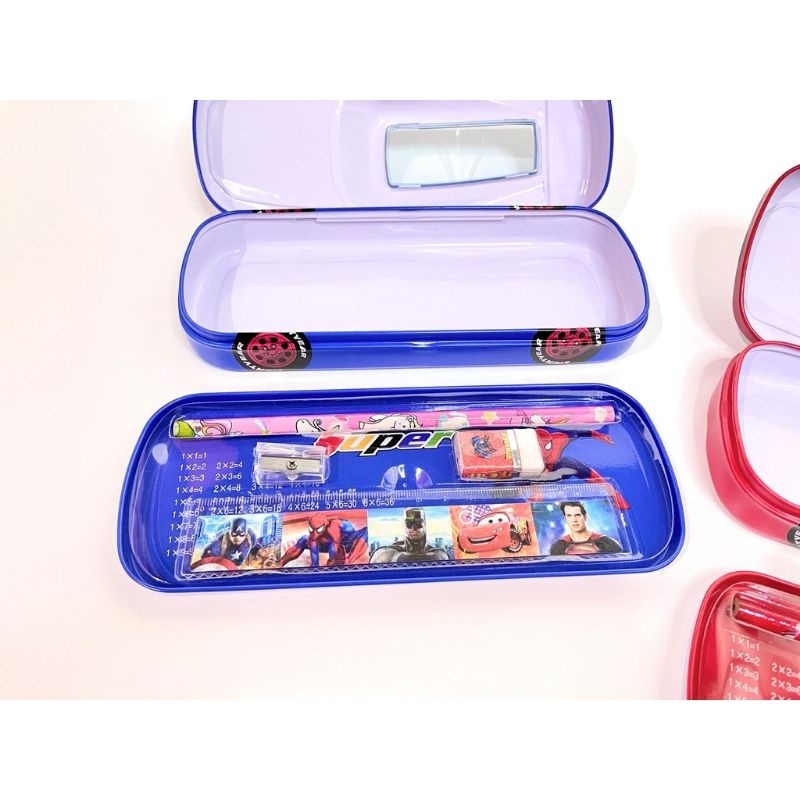

TEMPAT/KOTAK/TEPAK PENSIL MOBIL KALENG/SENG N 2 FULL SET AD 062