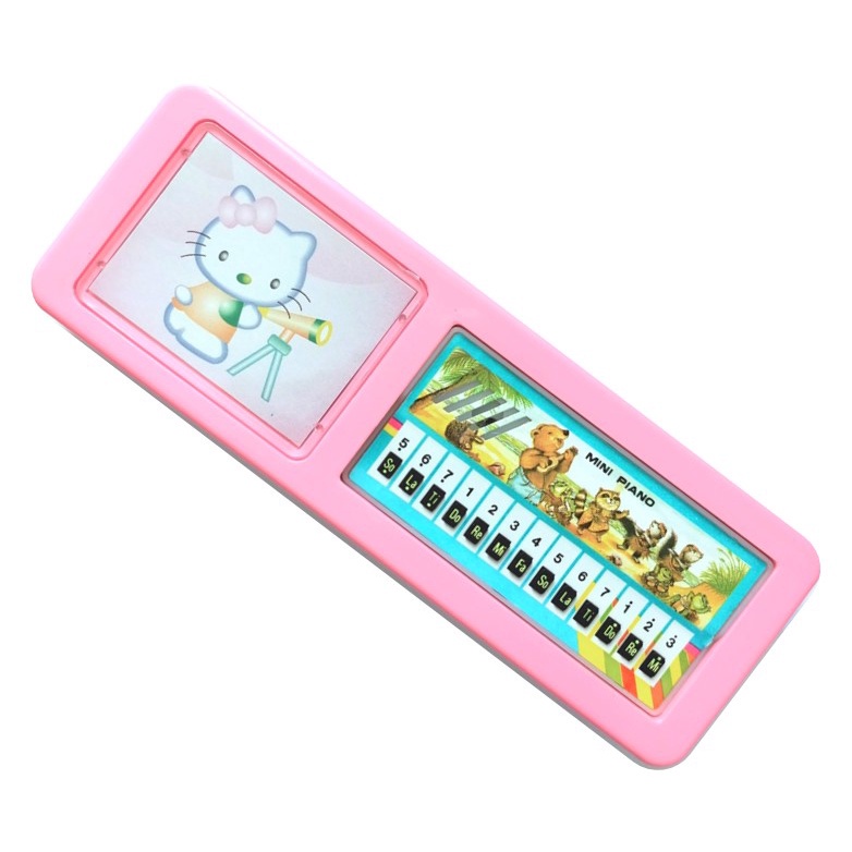 

KOTAK PENSIL HELLO KITTY ADA PIANO MINI TEMPAT PENSIL KARTUN KARAKTER ANAK WARNA PINK FREE BATERAI