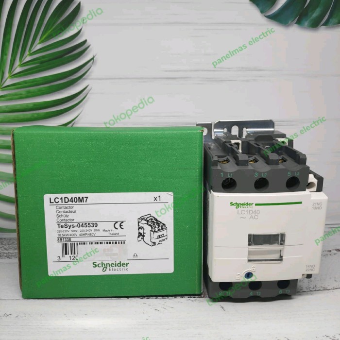 Terlaris Electro Contactor Schneider Lc1D40 M7 / Kontaktor Schneider Lc1D40M7