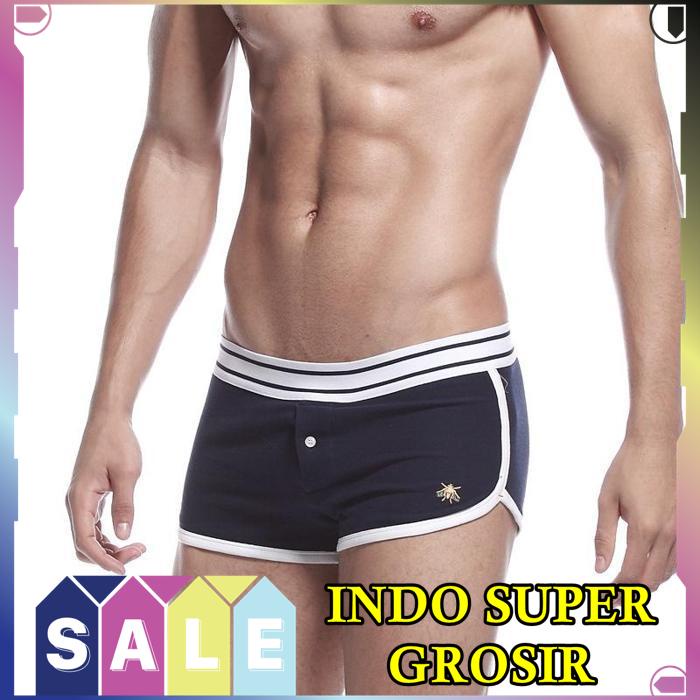 CELANA PENDEK BOXER COTTON SEOBEAN ORIGINAL.  LOW WAIST SHORT PANTS.  CELANA PENDEK BOXER PRIA DEWAS