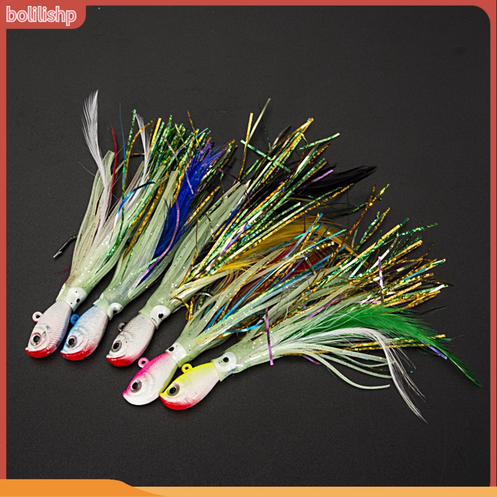 [Bolilishp] 28g/14cm Gurita Kait Umpan Glow-in-The-Dark Tajam Kait 3D Fisheyes Tahan Karat Kepala Ikan 14cm Buatan Memancing Memikat Aksesoris Memancing