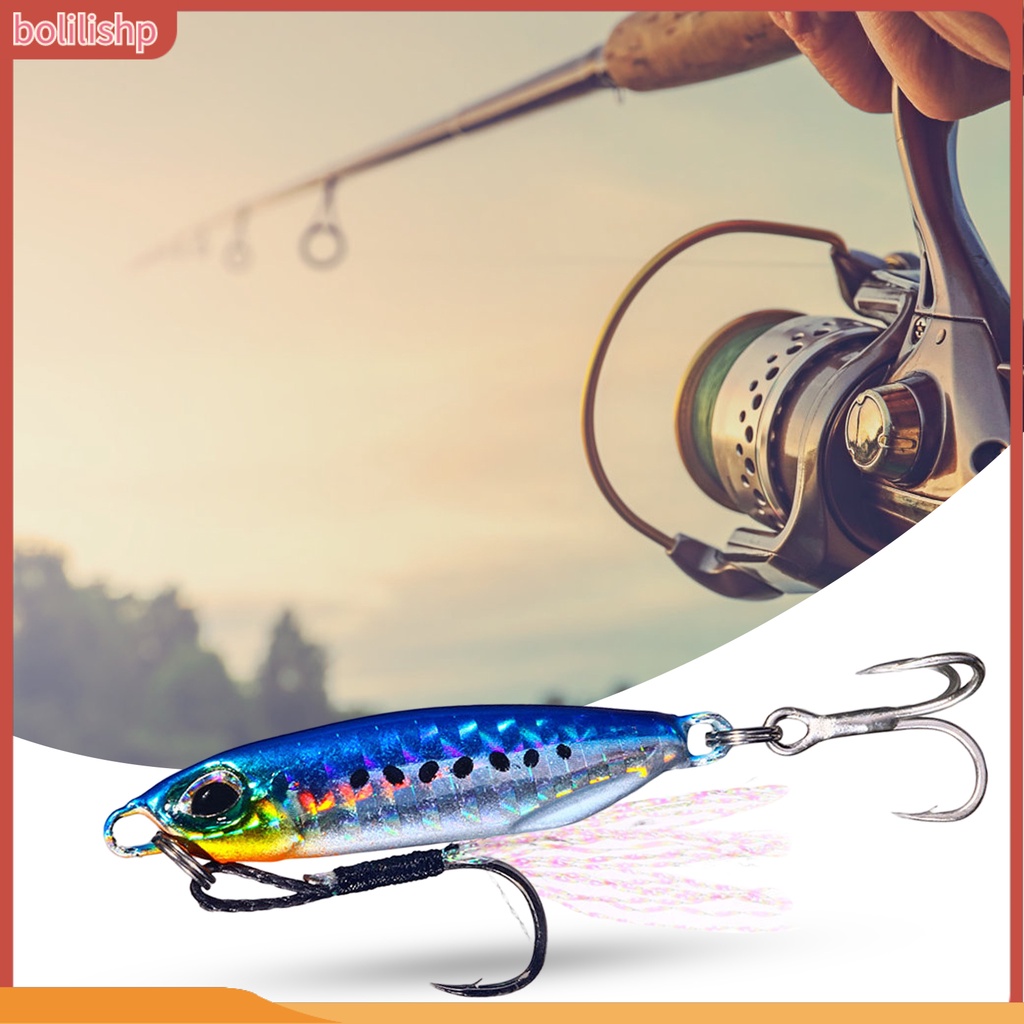 [Bolilishp] 16g Umpan Umpan Penampilan Realistis Simulasi 3D Fisheye Tajam Kait Warna Terang Mudah Menghapus Alat Pancing Perahu Memancing Jig Lure Untuk Outdoor