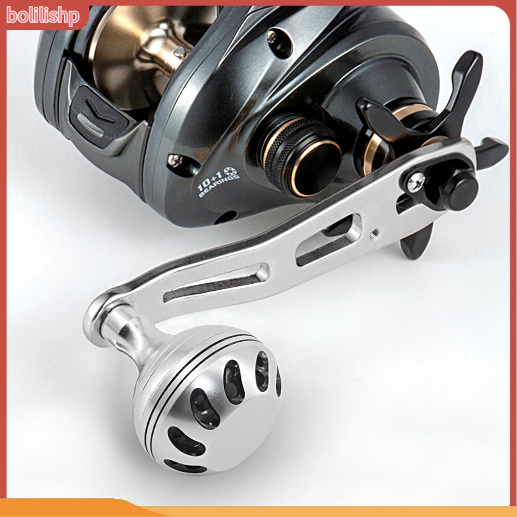 [Bolilishp] fishing Reel Handle Knob Berongga Keluar Bulat Kuat DIY Ultralight Modifikasi Paduan Aluminium Tahan Aus Spinning Reel Grip Knob Perlengkapan Memancing