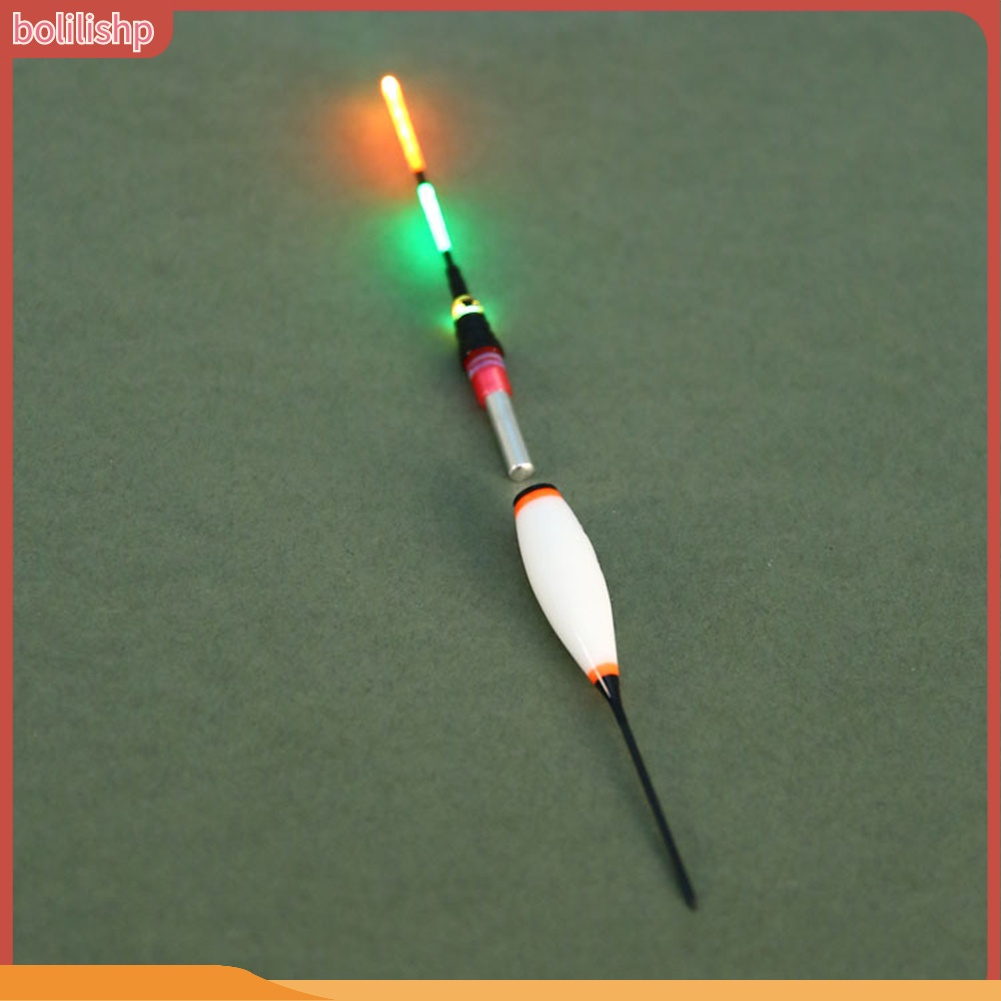 &lt;Bolilishp&gt; 3 Pcs Pelampung Pancing Vertikal Dengan Lampu Led