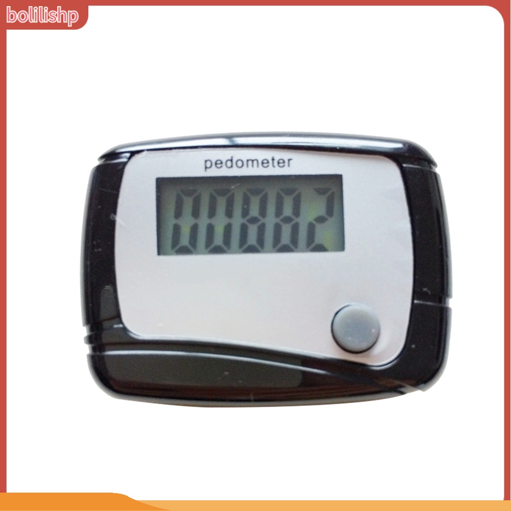 &lt;Bolilishp&gt; Pedometer Digital Mini Portable Dengan Layar Lcd Untuk Olahraga