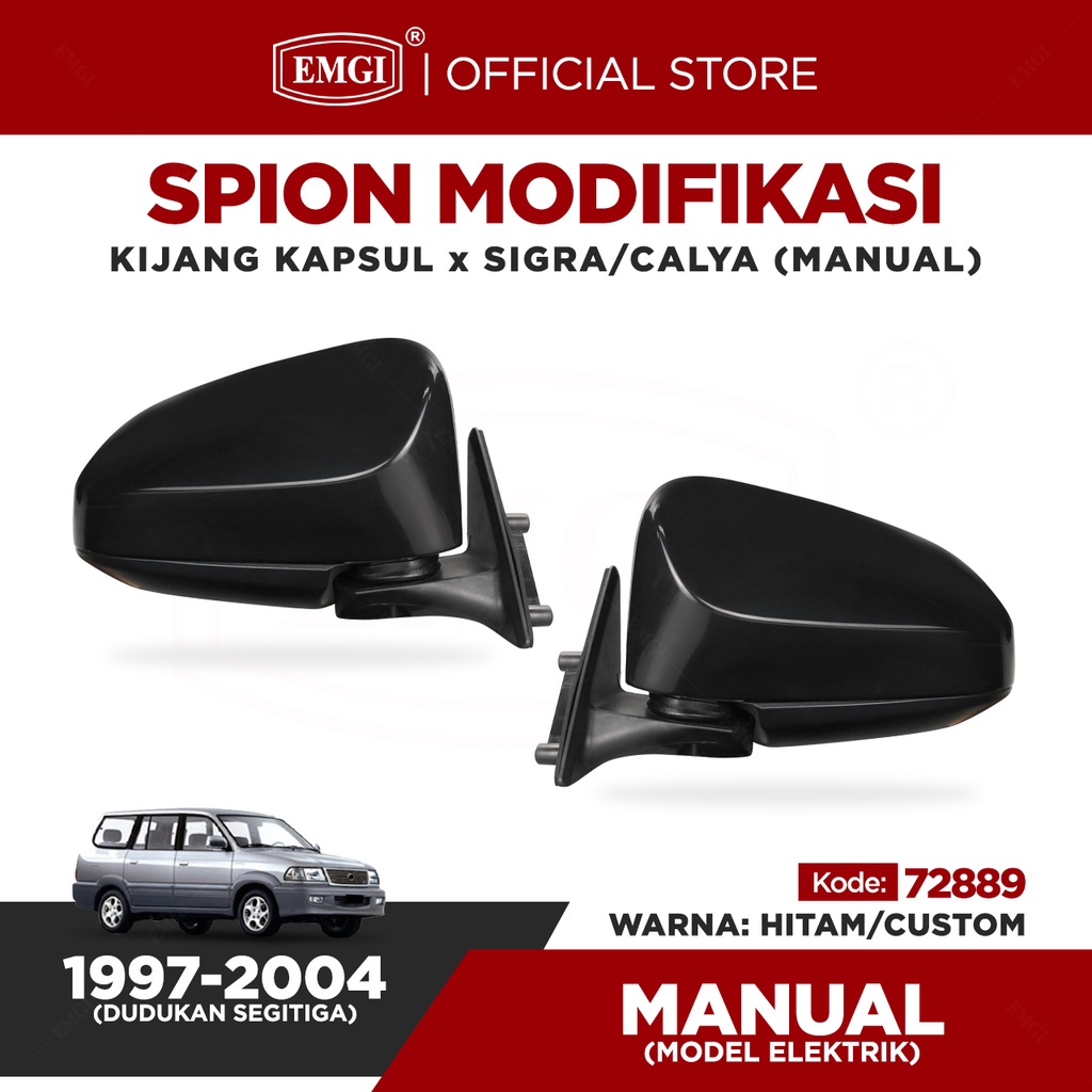 Modifikasi Spion Mobil Kijang Kapsul Housing Sigra / Calya - Manual