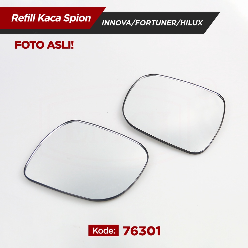 Kaca Spion Refill - Spion Mobil Innova / Fortuner / Hilux - 76301