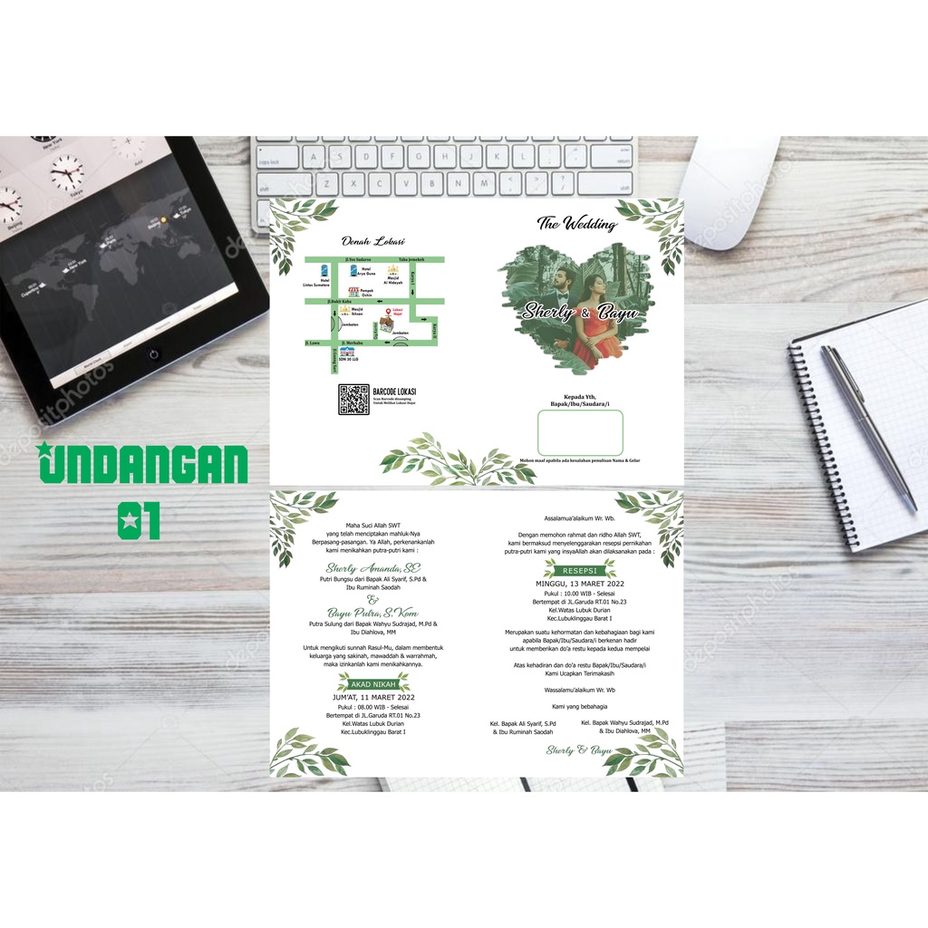 

undangan pernikahan murah