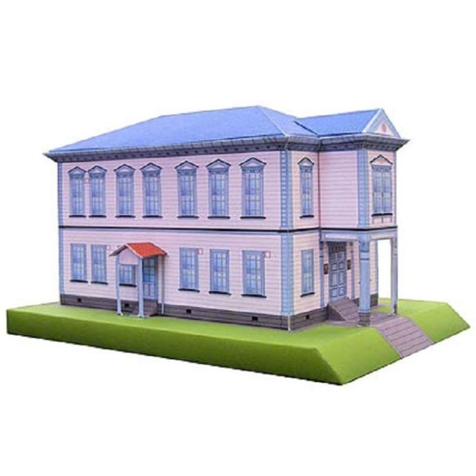 DIY PaperCraft Diorama Gedung Rumah Tattoku