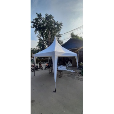 Atap tenda 4x4 model Kerucut / Piramid.