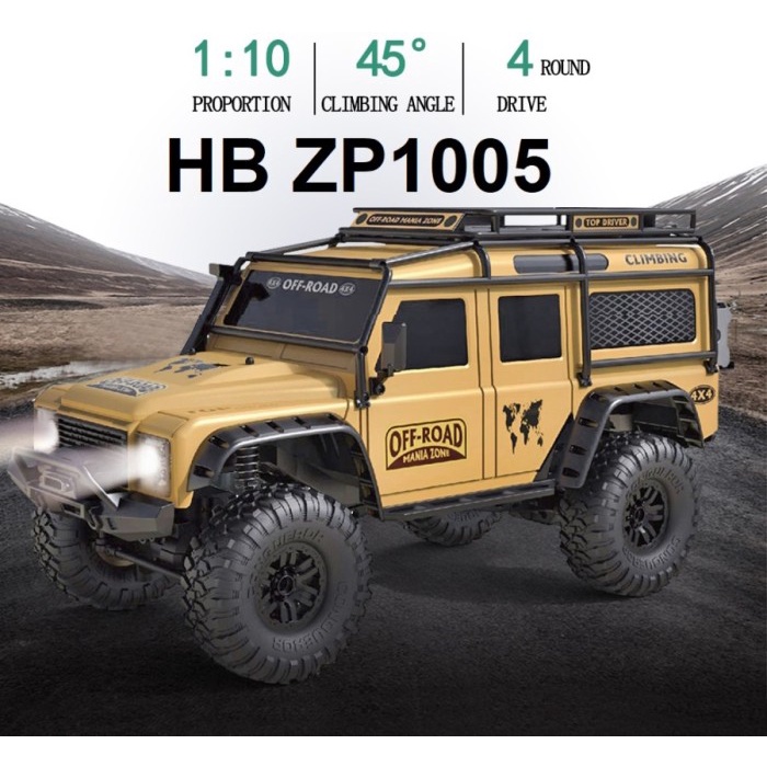 Rc Car Off-Road Hb Zp1002 Zp1005 Zp1007 Zp1009 Adventure 1/10 4Wd Rtr