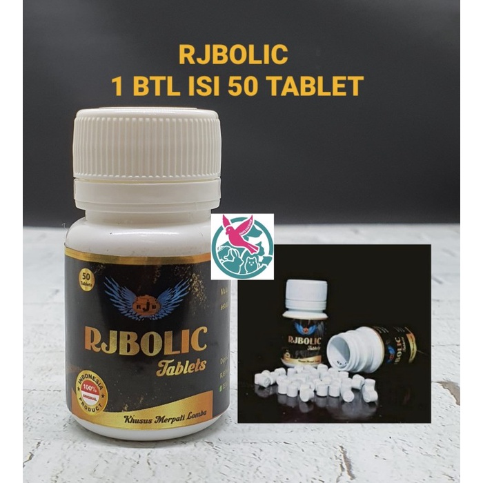 Terlaris Rjb Vetabolic Rjbolic Isi 50 Tablet Utk Merpati