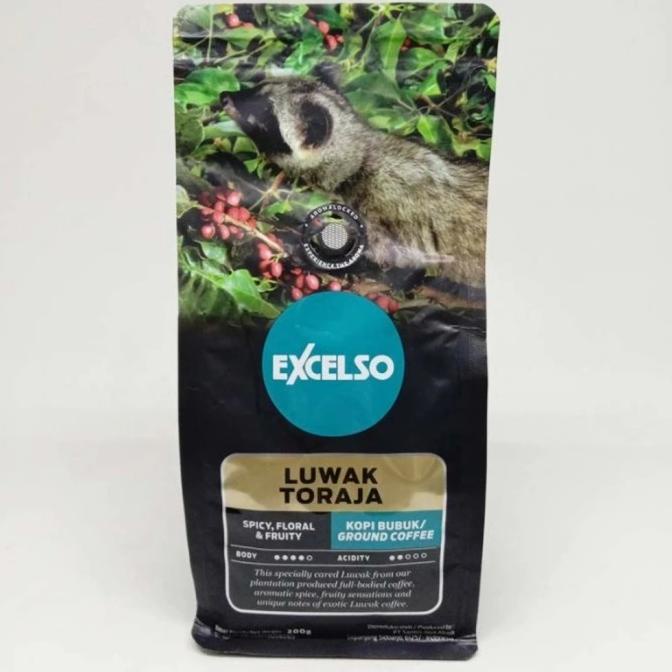 

!!!!!!] EXCELSO LUWAK TORAJA 200 GR kopi bubuk