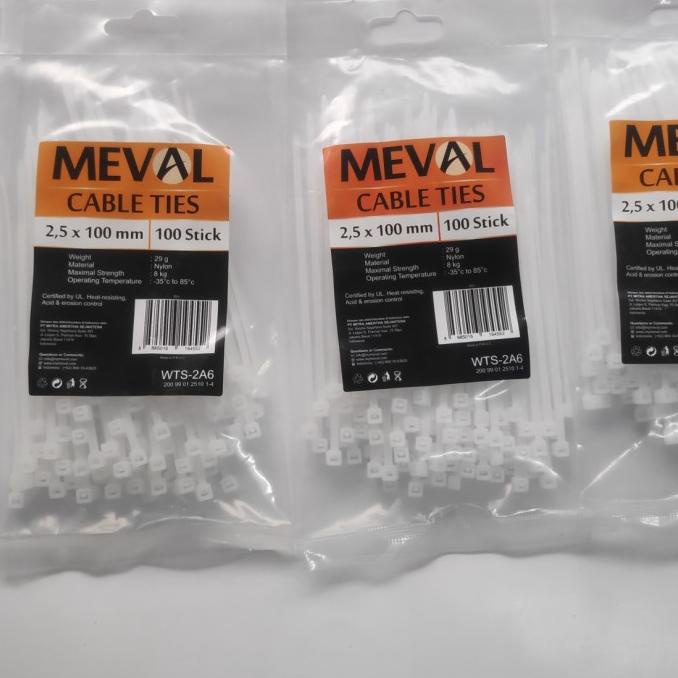 

~@~@~@~@] kabel ties Meval 10 cm 2.5 X 100mm