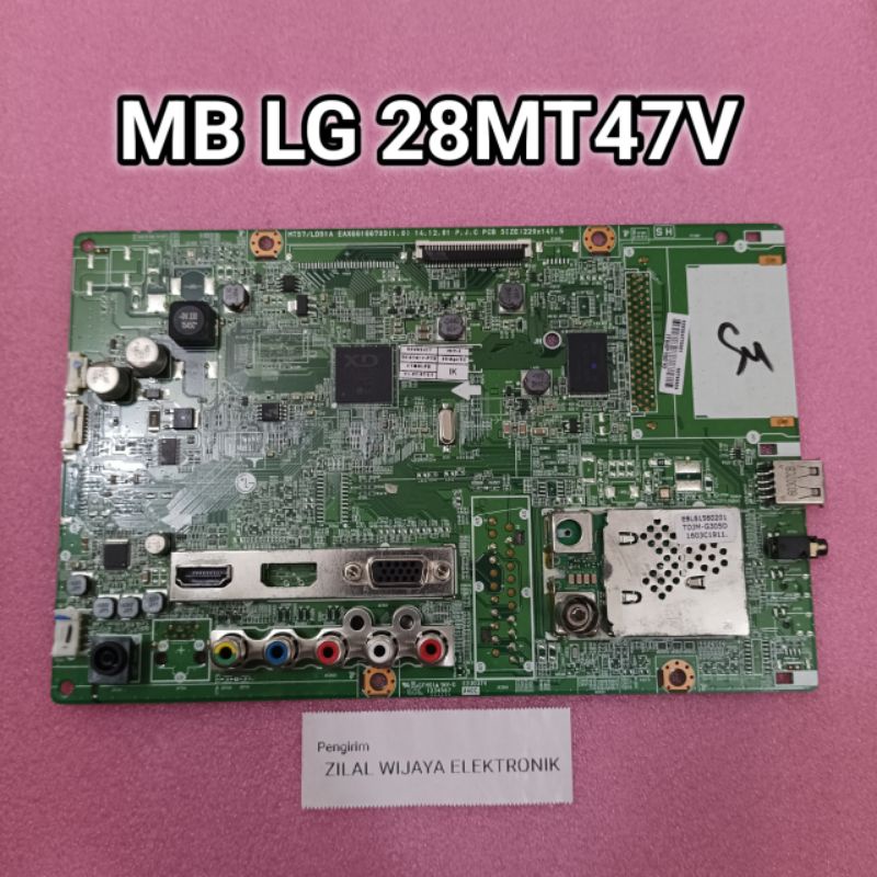 LG 28MT47V - MB - MAINBOARD - MOTHERBOARD - MOBO - MB TV LG - TV LG