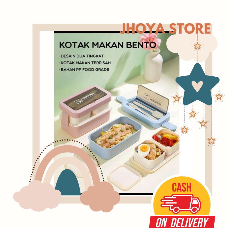 KOTAK MAKAN PLASTIK ANTI TUMPAH BONBOX BTW70