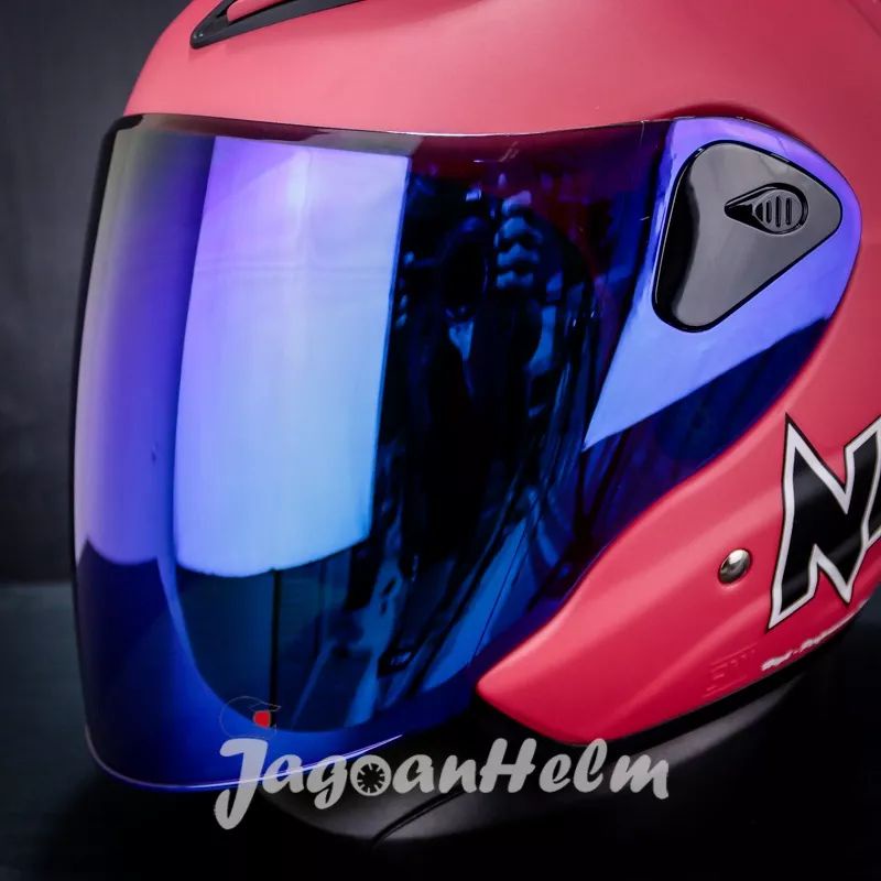 VISOR FLAT HELM NHK R6 MEREK NORISK| + RACHET | KACA HELM | R-6