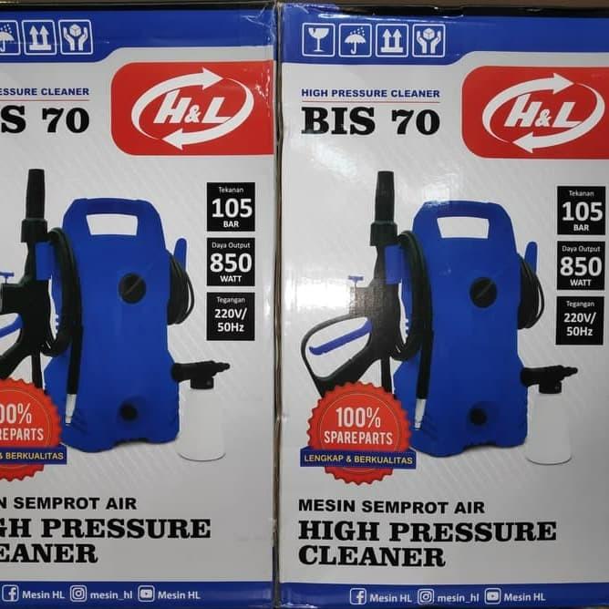 Jet Cleaner Mesin Cuci Steam Mobil Dan Motor H&L Bis70 Semprot Air