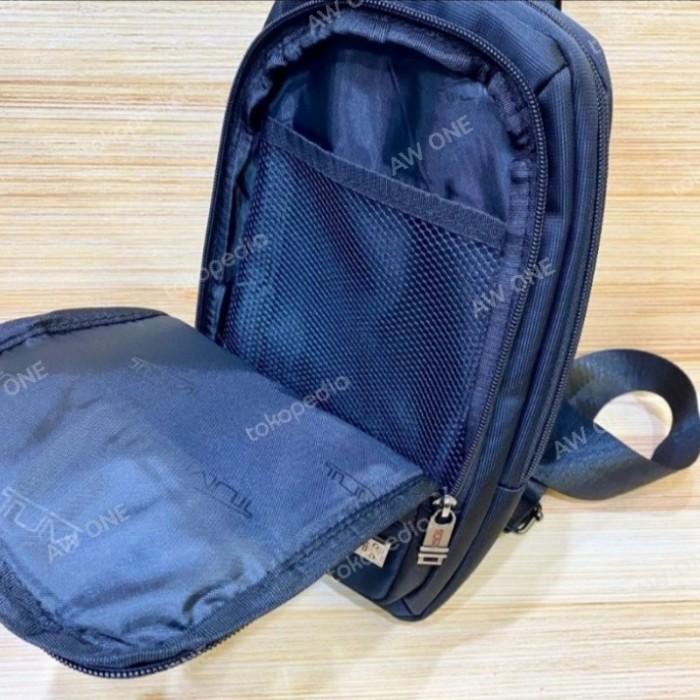 Tas Pria Sling Bag Tas Tumi Kanvas Import