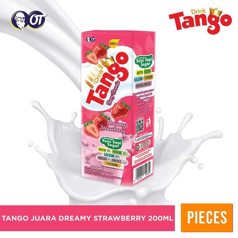 

Tango Drink Berry Dremio Susu UHT Dreamy Strawberry 200 ml