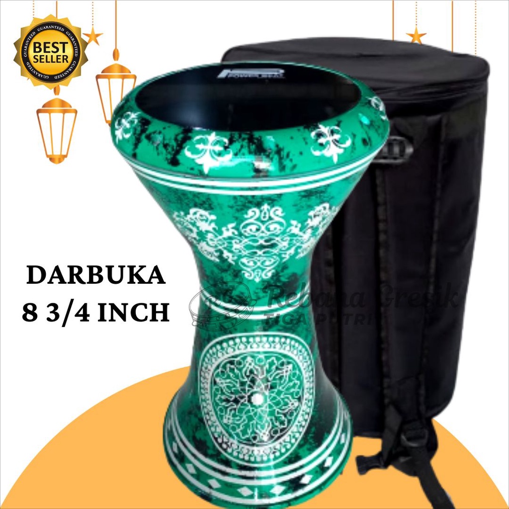 Darbuka alumunium cor mika aha ukuran 8.3/4