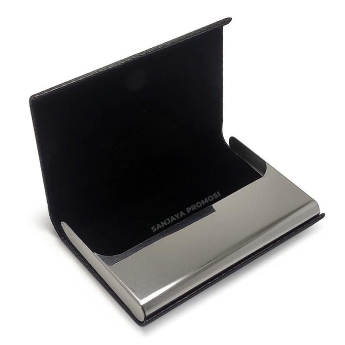 

Tempat Kartu Nama / Name Card Holder Kulit Motif Kotak