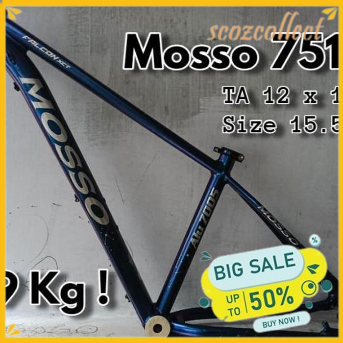FRAME 27.5 MOSSO FALCON XCT 7519 SEPEDA MTB ALLOY TA 12 X 142 